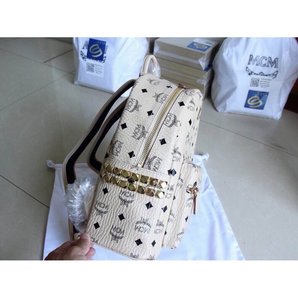 Mcm Stark Backpack in Visetos small size 13 x 26 x 33 cm Bags