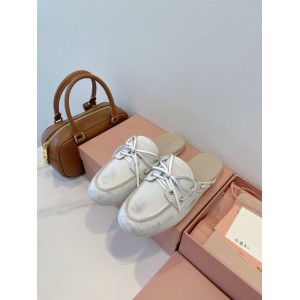 Miu Miu boat mules lace up 35-42 Shoes