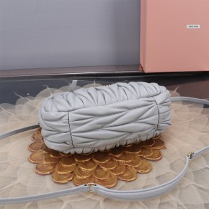 Miu Miu Wander Matelassé Satin Hobo Bag 23X13X7cm Bags