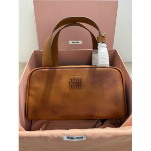 Miu Miu leather top handle bag 28x15x13cm Bags