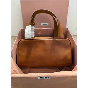 Miu Miu leather top handle bag 28x15x13cm Bags