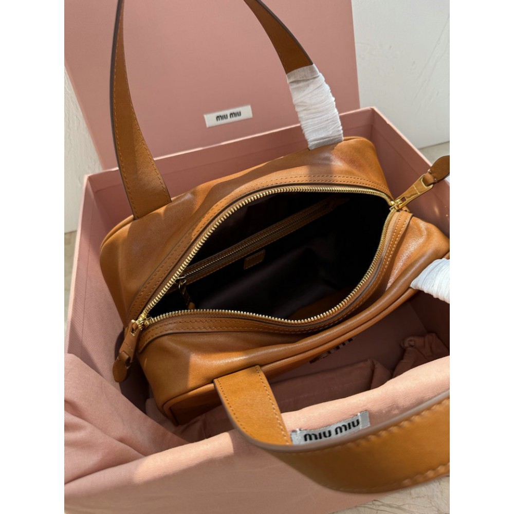 Miu Miu leather top handle bag 28x15x13cm Bags