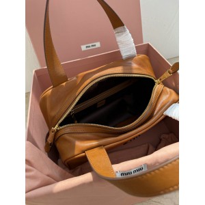 Miu Miu leather top handle bag 28x15x13cm Bags