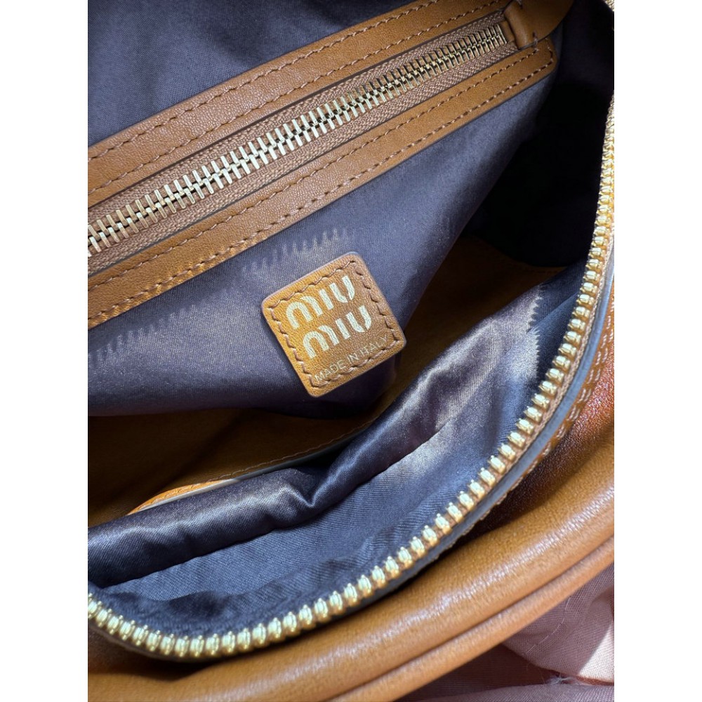 Miu Miu leather top handle bag 28x15x13cm Bags