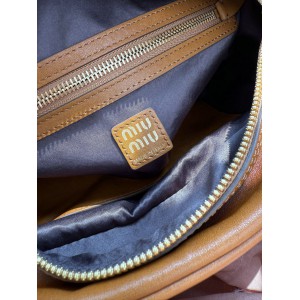 Miu Miu leather top handle bag 28x15x13cm Bags