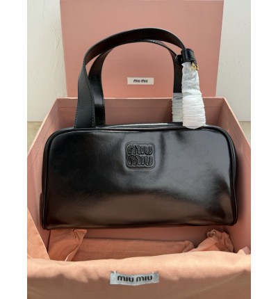Miu Miu leather top handle bag 28x15x13cm