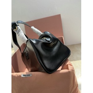 Miu Miu leather top handle bag 28x15x13cm Bags