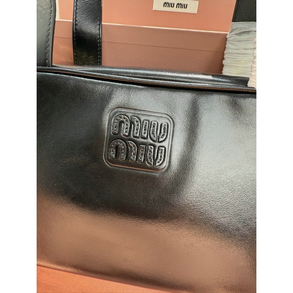 Miu Miu leather top handle bag 28x15x13cm Bags