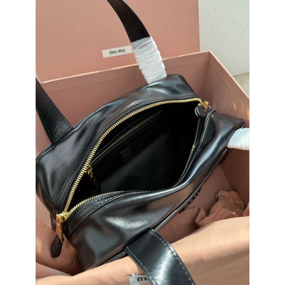Miu Miu leather top handle bag 28x15x13cm Bags