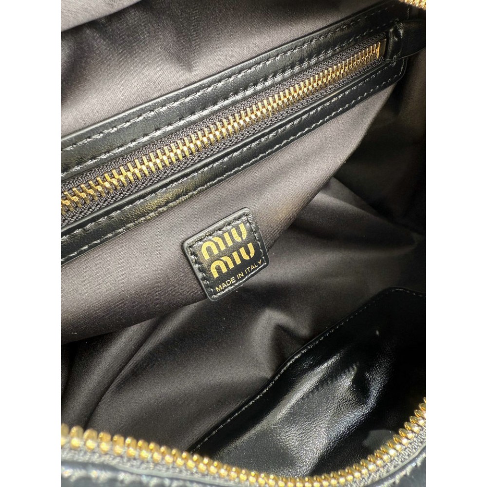 Miu Miu leather top handle bag 28x15x13cm Bags