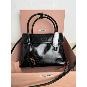 Miu Miu Solitaire shiny leather bag 28x19.5x11cm Bags