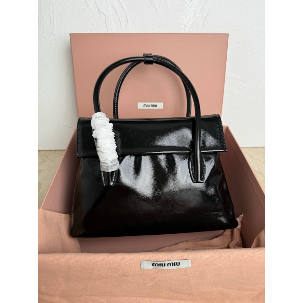 Miu Miu Solitaire shiny leather bag 28x19.5x11cm Bags