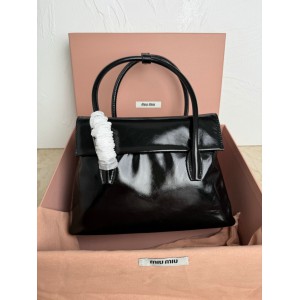 Miu Miu Solitaire shiny leather bag 28x19.5x11cm Bags