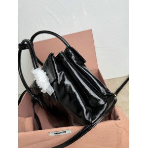 Miu Miu Solitaire shiny leather bag 28x19.5x11cm Bags