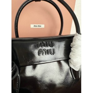 Miu Miu Solitaire shiny leather bag 28x19.5x11cm Bags