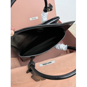 Miu Miu Solitaire shiny leather bag 28x19.5x11cm Bags