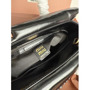 Miu Miu Solitaire shiny leather bag 28x19.5x11cm Bags