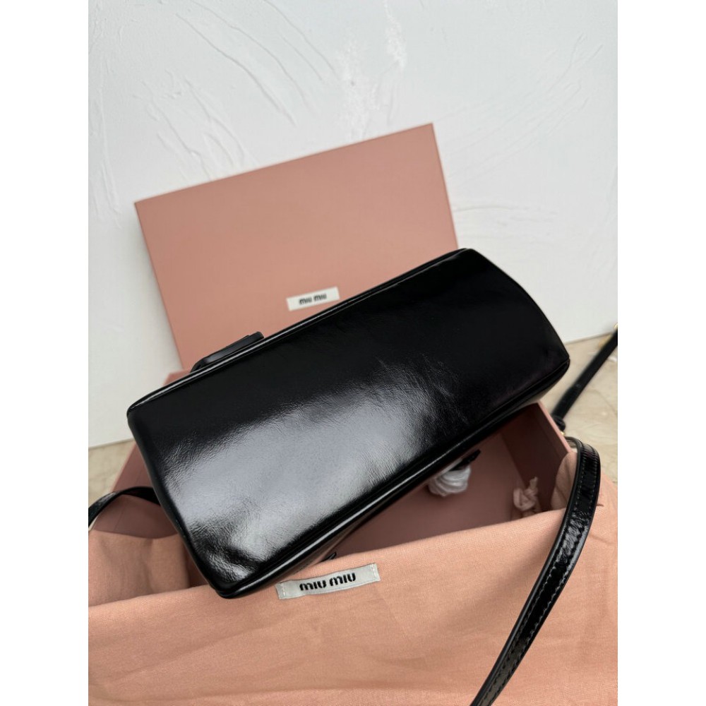 Miu Miu Solitaire shiny leather bag 28x19.5x11cm Bags