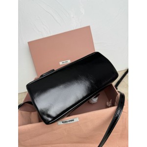 Miu Miu Solitaire shiny leather bag 28x19.5x11cm Bags