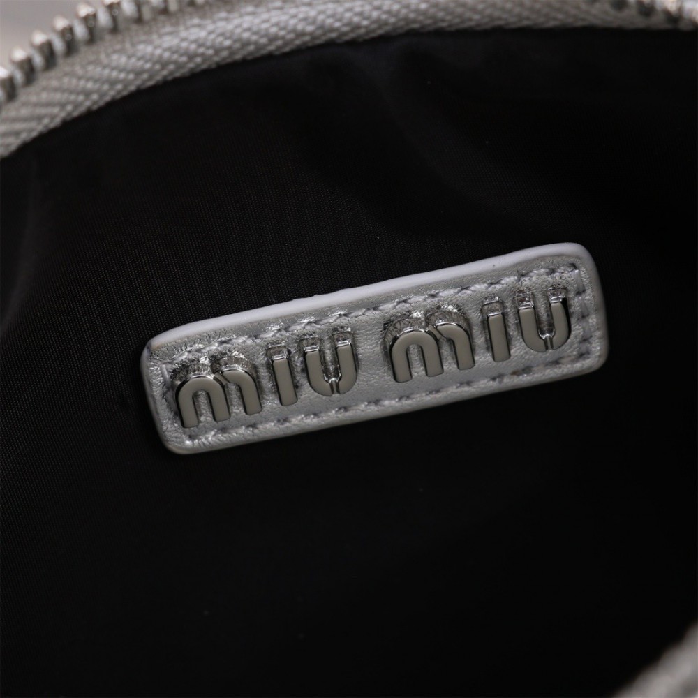 Miu Miu Wander Matelassé Satin Hobo Bag 23X13X7cm Bags