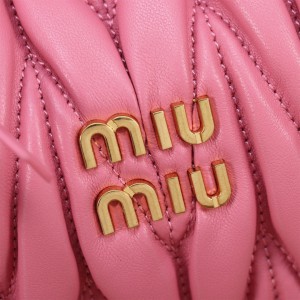 Miu Miu Wander Matelassé Satin Hobo Bag 23X13X7cm Bags