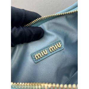 Miu Miu Wander Matelassé Satin Hobo Bag 23X13X7cm Bags