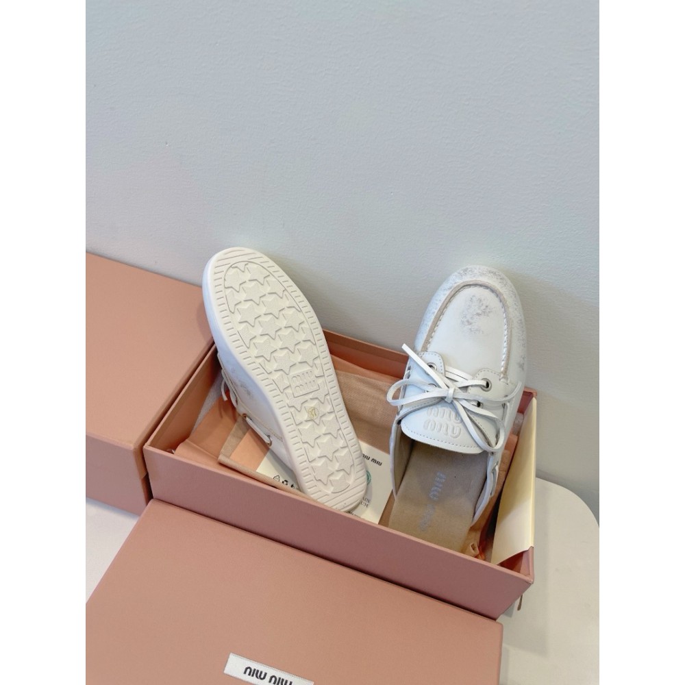 Miu Miu boat mules lace up 35-42 Shoes