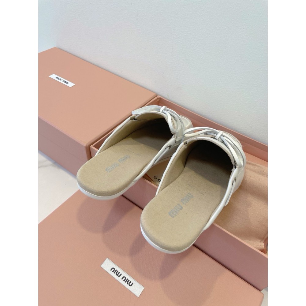 Miu Miu boat mules lace up 35-42 Shoes