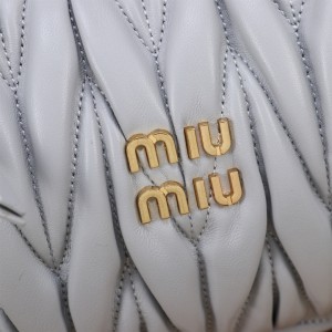 Miu Miu Wander Matelassé Satin Hobo Bag 23X13X7cm Bags