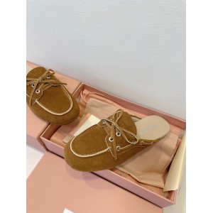 Miu Miu boat mules lace up 35-42 Shoes