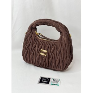 Miu Miu Wander  Hobo Bag suede brown 23X13X7cm Bags