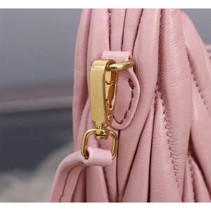 Miu Miu Wander Matelassé Satin Hobo Bag 23X13X7cm Bags