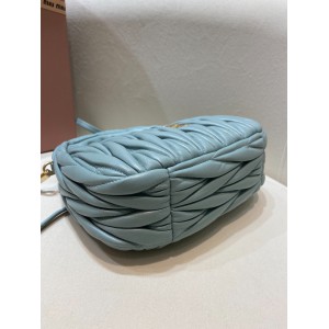 Miu Miu Wander Matelassé Satin Hobo Bag 23X13X7cm Bags