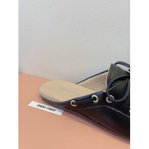 Miu Miu boat mules lace up 35-42 Shoes