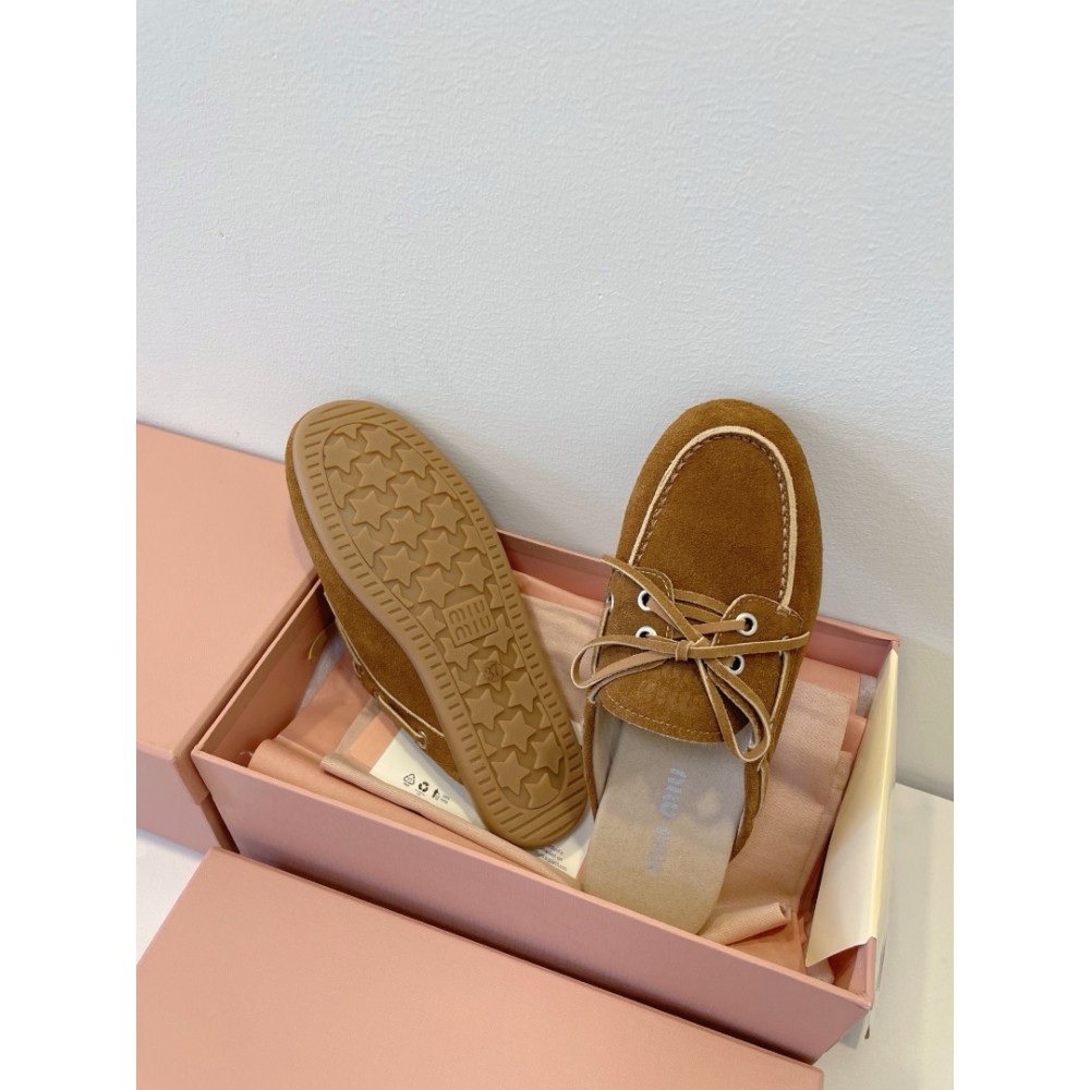 Miu Miu boat mules lace up 35-42 Shoes
