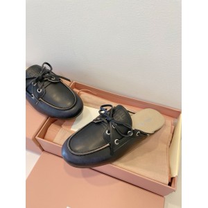 Miu Miu boat mules lace up 35-42 Shoes