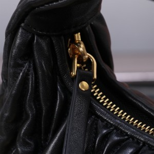 Miu Miu Wander Matelassé Satin Hobo Bag 23X13X7cm Bags