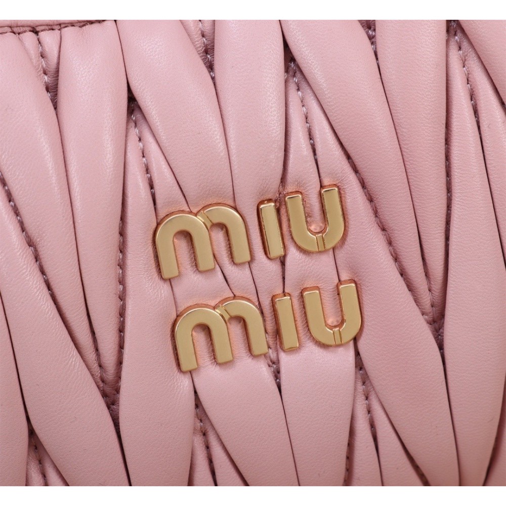 Miu Miu Wander Matelassé Satin Hobo Bag 23X13X7cm Bags