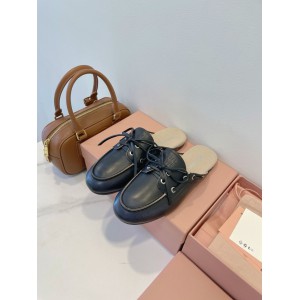 Miu Miu boat mules lace up 35-42 Shoes