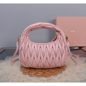 Miu Miu Wander Matelassé Satin Hobo Bag 23X13X7cm Bags