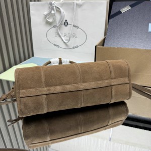 Prada Bonnie suede cinnamon bag  Bags