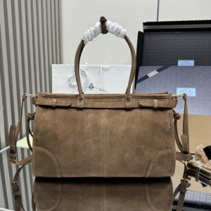 Prada Bonnie suede cinnamon bag  Bags