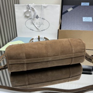 Prada Bonnie suede cinnamon bag  Bags