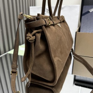 Prada Bonnie suede cinnamon bag  Bags
