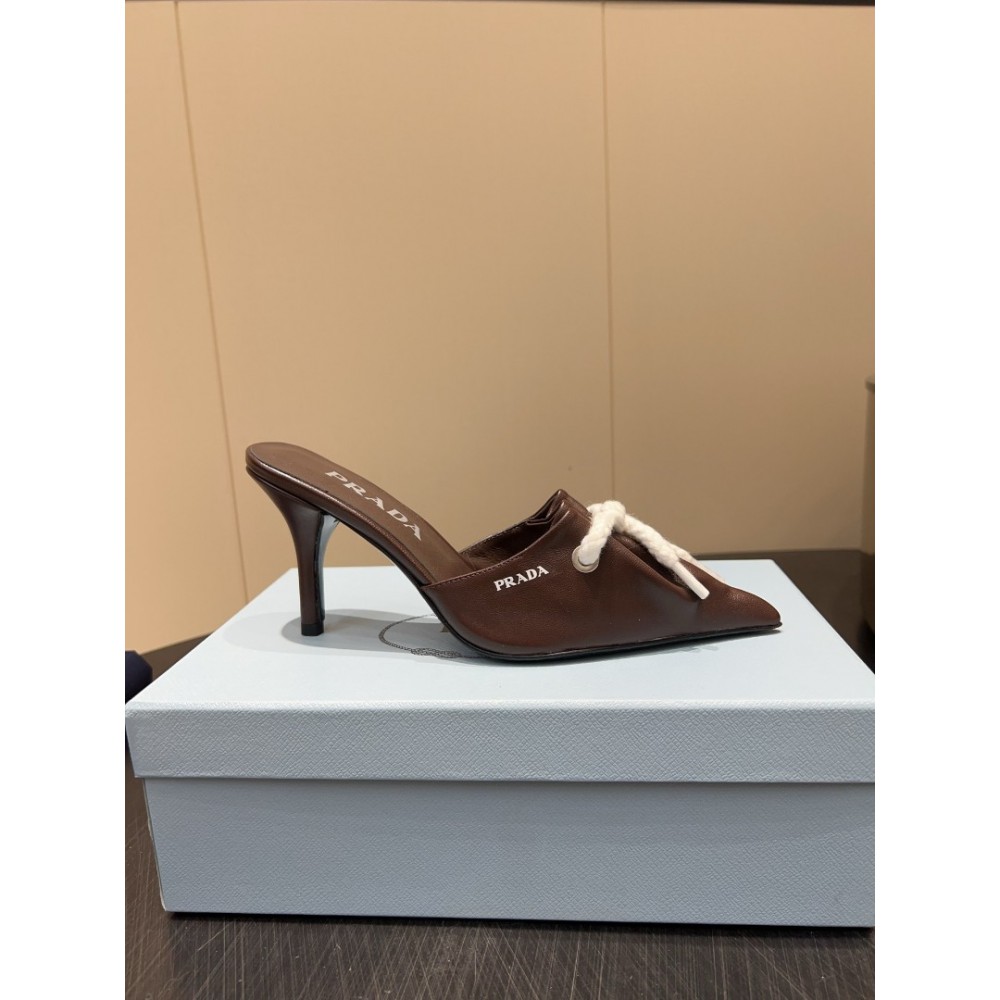 Prada slingback pumps with cord details 35-42 8.5cm Shoes