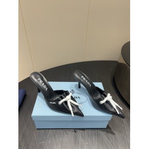 Prada slingback pumps with cord details 35-42 8.5cm Shoes