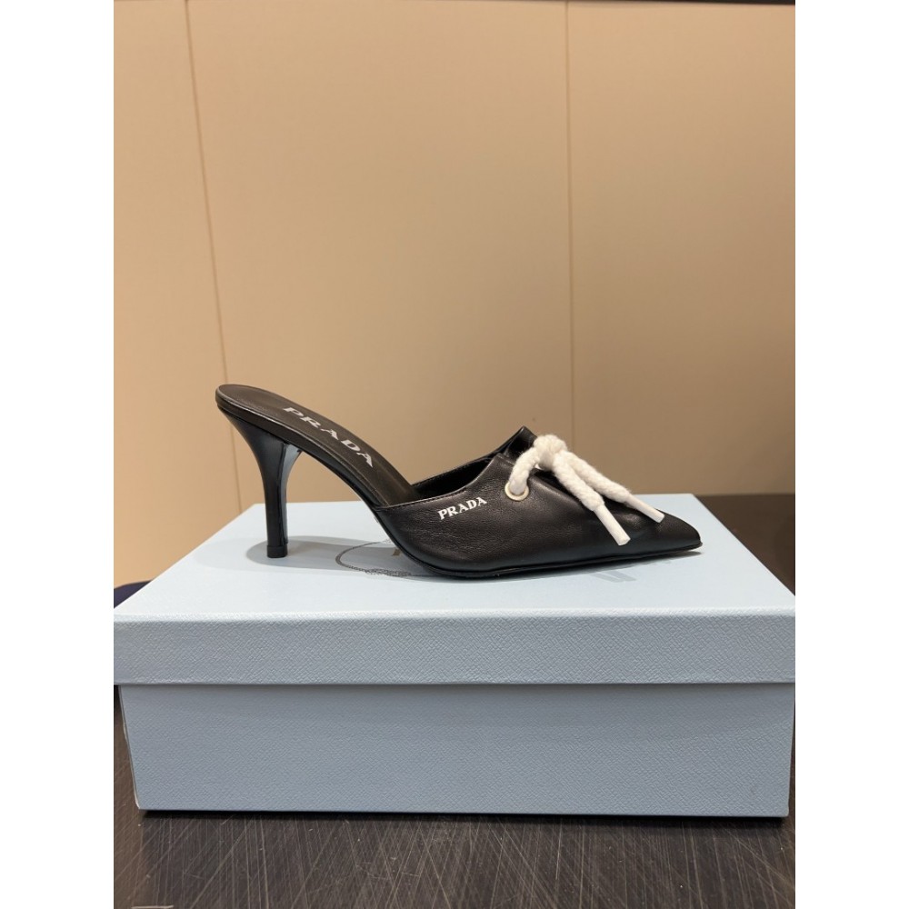 Prada slingback pumps with cord details 35-42 8.5cm Shoes
