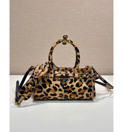 Prada Bonnie small size 23.5x12.9cm leopard