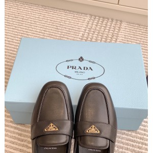 Prada half slipper leather  Shoes