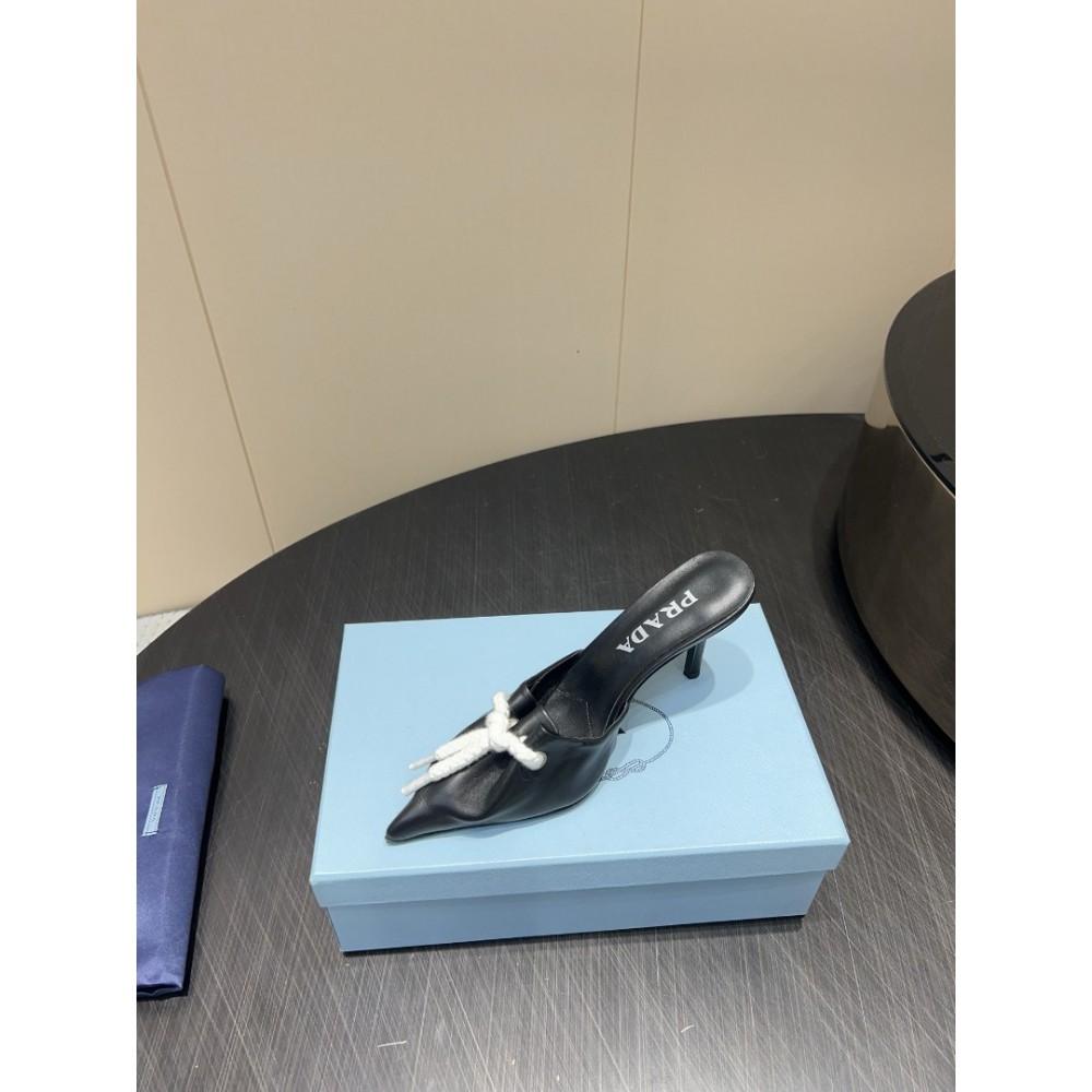 Prada slingback pumps with cord details 35-42 8.5cm Shoes